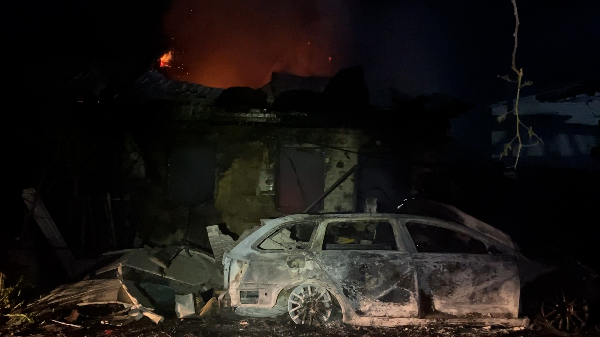 A wave of Russian drones attacked Chernihiv, Ukraine